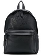 Philipp Plein Printed Logo Backpack - Black