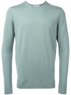 Sunspel - Classic Jumper - Men - Merino - Xl, Green, Merino