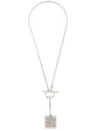 Ambush Palm Three Plaquet Necklace - Silver