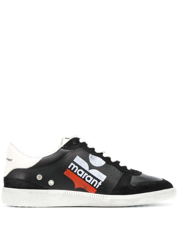 Isabel Marant Bulian Logo Sneakers - Black