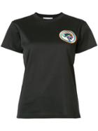 Paco Rabanne - Short Sleeve Patch T-shirt - Women - Cotton - 38, Black, Cotton