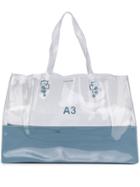 Nana-nana A3 Colour Block Tote - Blue