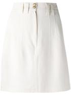 Jil Sander Vintage A-line Skirt - Nude & Neutrals