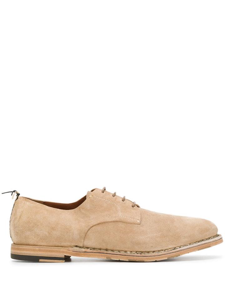 Silvano Sassetti Beige Derby Shoes - Neutrals