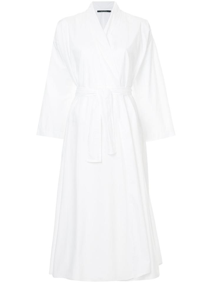 Sofie D'hoore Midi Wrap Dress - White
