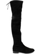 Stuart Weitzman Lowland Boots, Women's, Size: 38, Black, Leather/rubber
