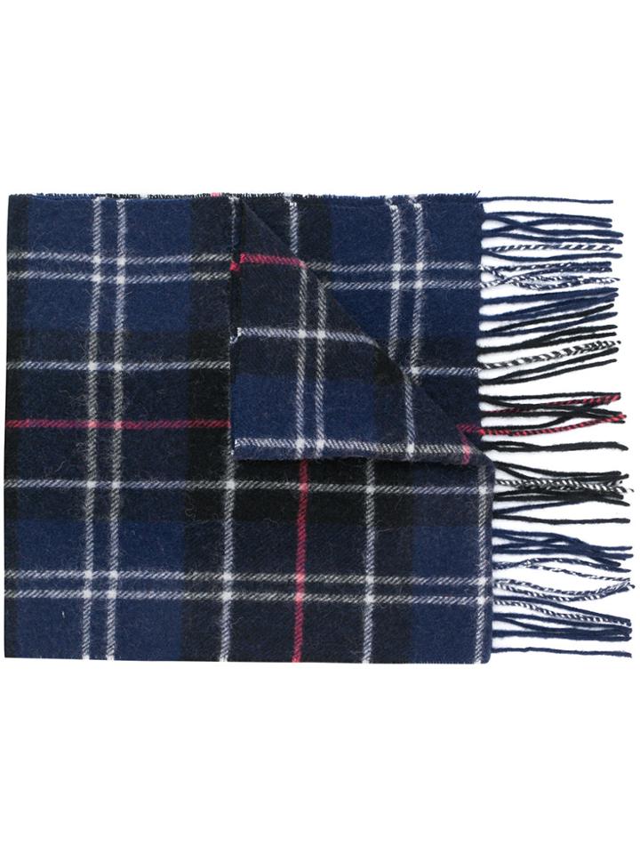 Barbour Tartan Scarf - Blue
