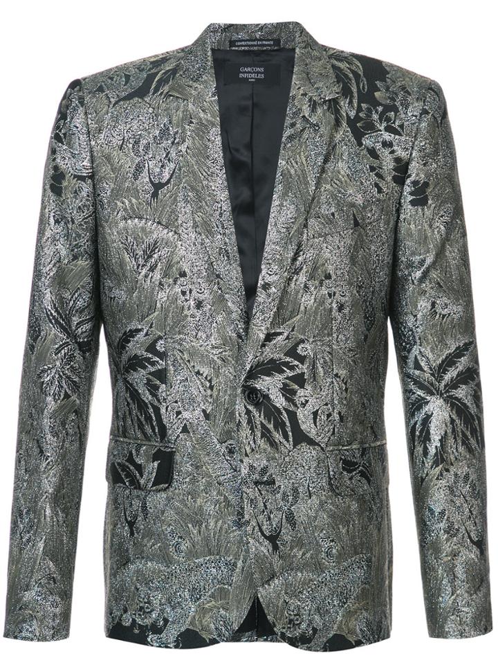 Garcons Infideles Jones Brocade Jacket - Metallic