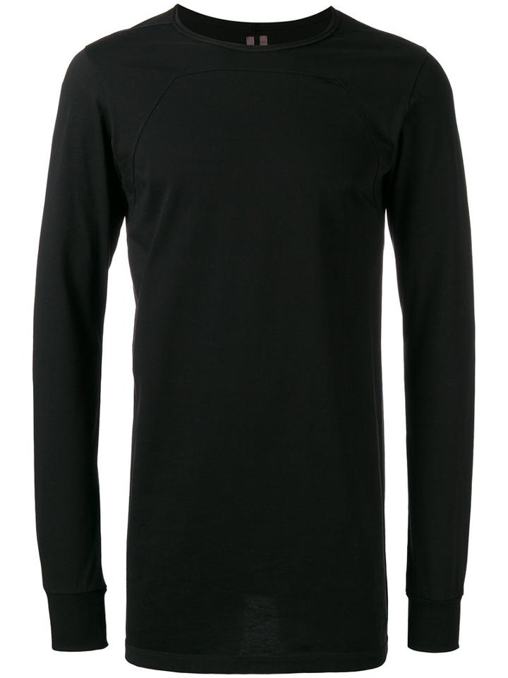 Rick Owens Drkshdw Crew Neck Top, Men's, Size: Xs, Black, Cotton