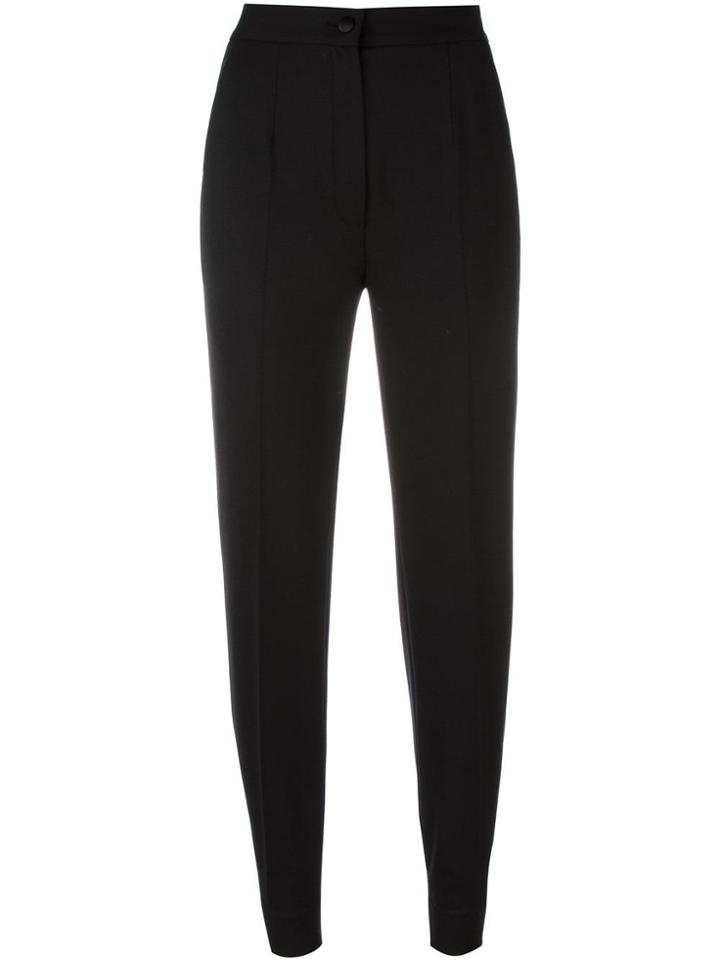 Dolce & Gabbana Cigarette Trousers - Black