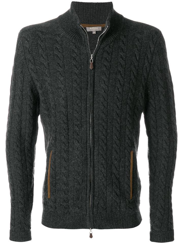 N.peal The Richmond Cashmere Cardigan - Grey