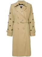 Tu Es Mon Trésor Petit Ribbon Trench Coat - Brown