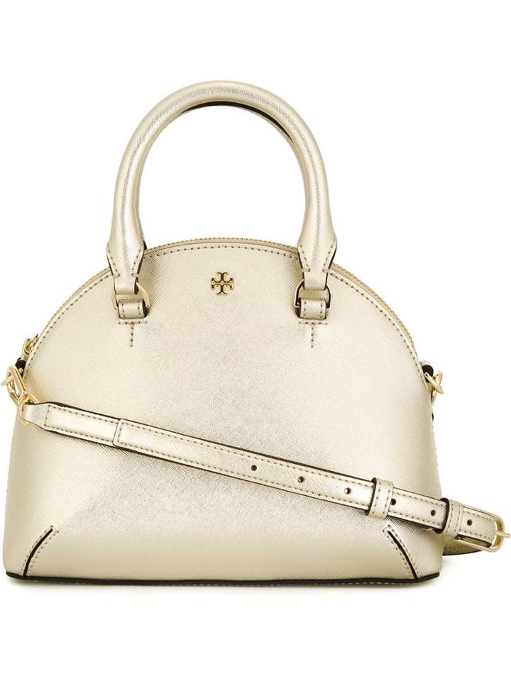 Tory Burch Small Metallic Tote Bag