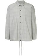 Monkey Time Long-sleeve Fitted Shirt - Grey