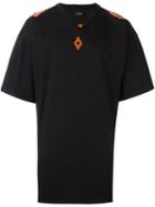 Marcelo Burlon County Of Milan 'sierra Negra' T-shirt, Men's, Size: Large, Black, Cotton/polyester/viscose