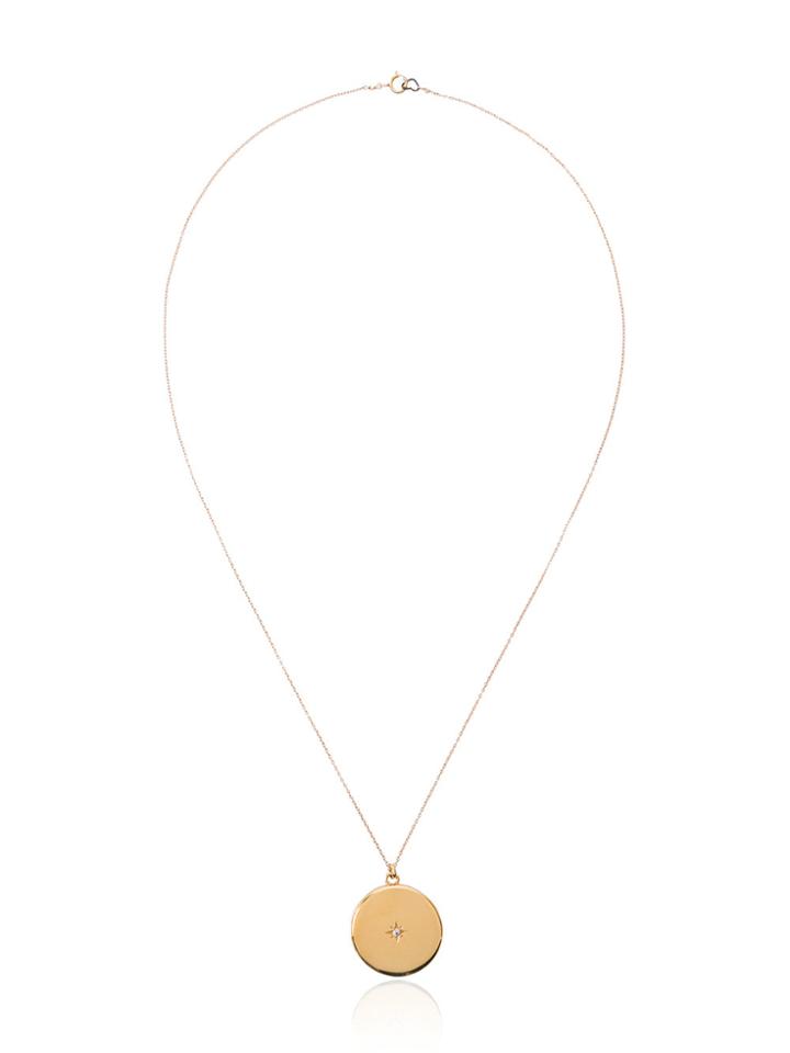 Sasha Samuel 14k Gold Plated Maxine Locket - Metallic