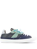 Maison Margiela Spliced Low Top Sneakers - Blue