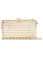Chanel Vintage Cc Metal Chain Shoulder Bag - Metallic