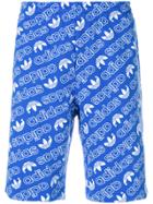 Adidas Aop Shorts - Blue