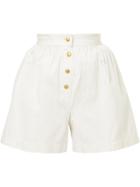 Chanel Vintage Button-detailed Shorts - Nude & Neutrals
