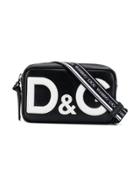 Dolce & Gabbana Kids Logo Cross-body Bag - Black