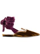 Attico Anne 3 Ballerinas - Brown