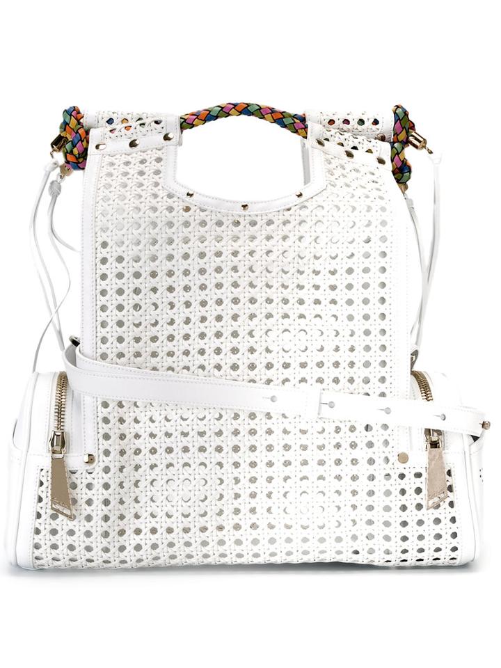 Corto Moltedo Priscilla Shoulder Bag, Women's, White, Leather