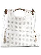Corto Moltedo Priscilla Shoulder Bag, Women's, White, Leather