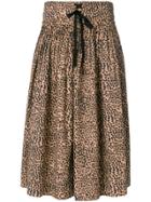 Ulla Johnson Evelyn Cheetah Print Skirt - Brown