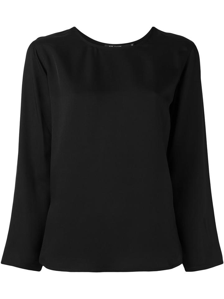 Sofie D'hoore Longsleeved Blouse, Women's, Size: 38, Black, Silk