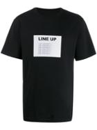 Bruno Bordese Line Up T-shirt - Black