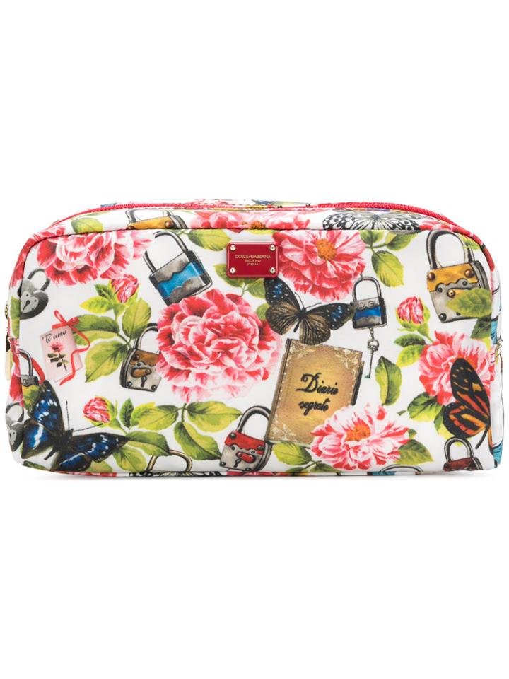 Dolce & Gabbana Natural Life Print Make-up Bag - Multicolour