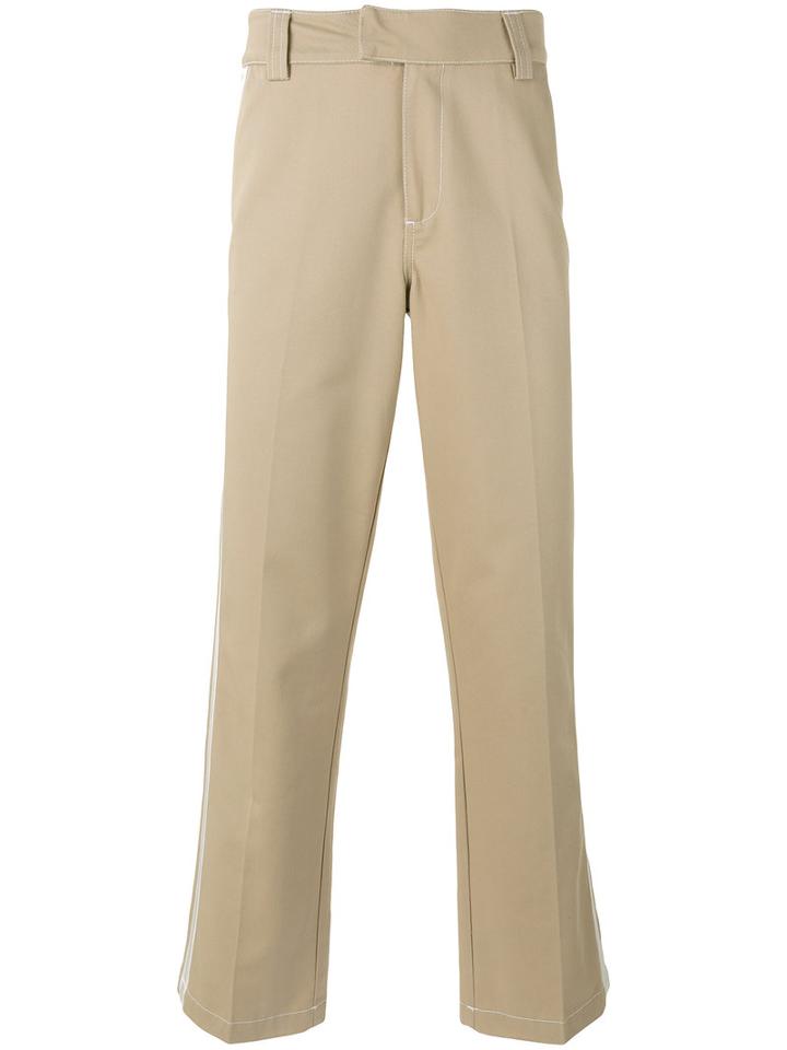 Soulland - Greco Chino Trousers - Men - Cotton/polyester - L, Nude/neutrals, Cotton/polyester