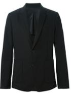 Ami Alexandre Mattiussi Pocket Blazer, Men's, Size: 44, Black, Cotton/viscose