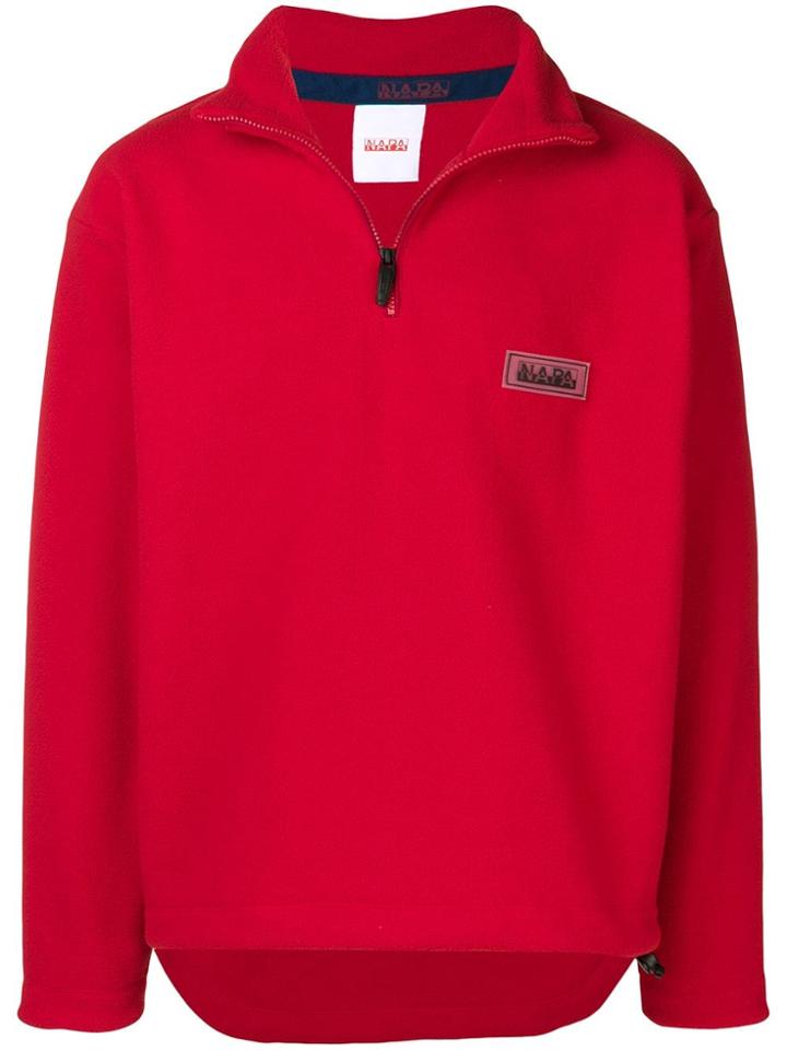 Napa By Martine Rose Logo Sweatshirt - Red