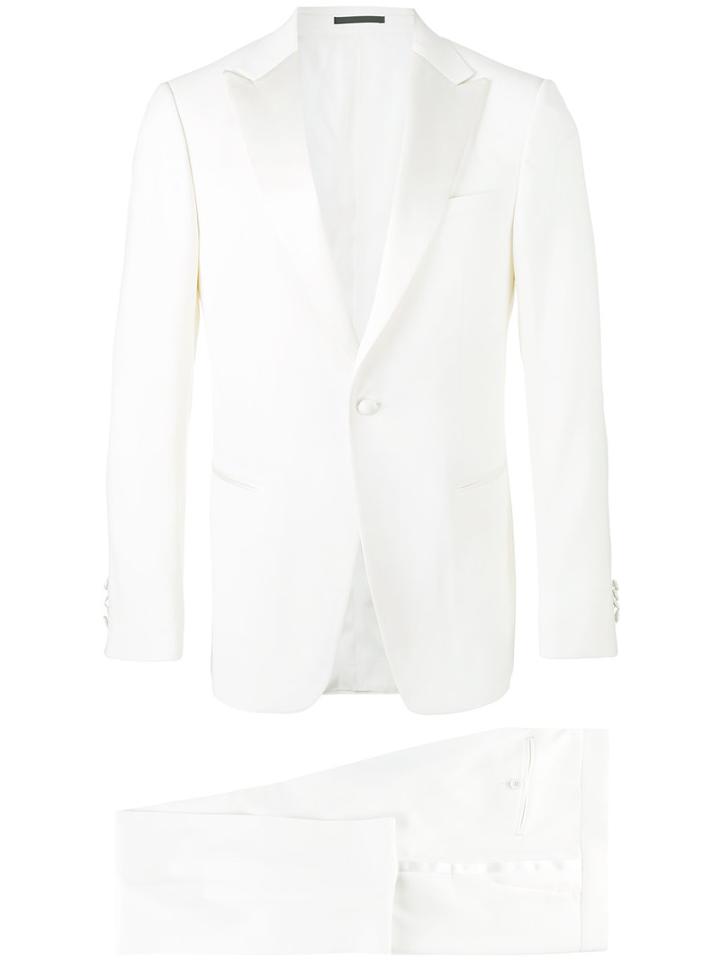 Z Zegna - Two Piece Dinner Suit - Men - Cupro/wool - 50, White, Cupro/wool