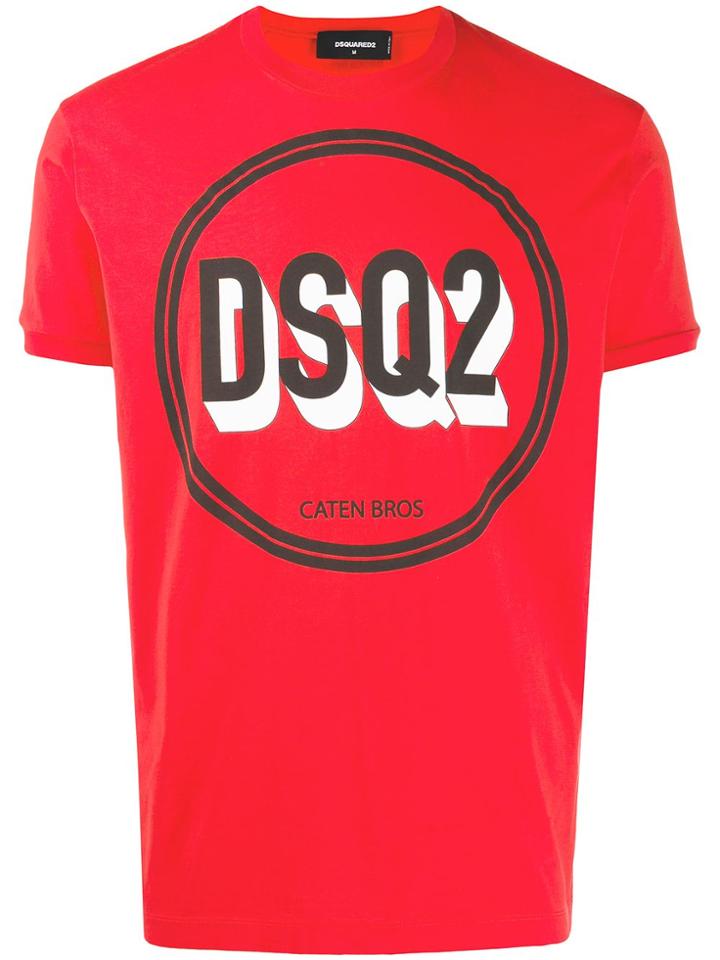 Dsquared2 Circle Logo Printed T-shirt