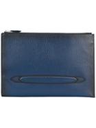 Salvatore Ferragamo Hand Strap Clutch - Blue