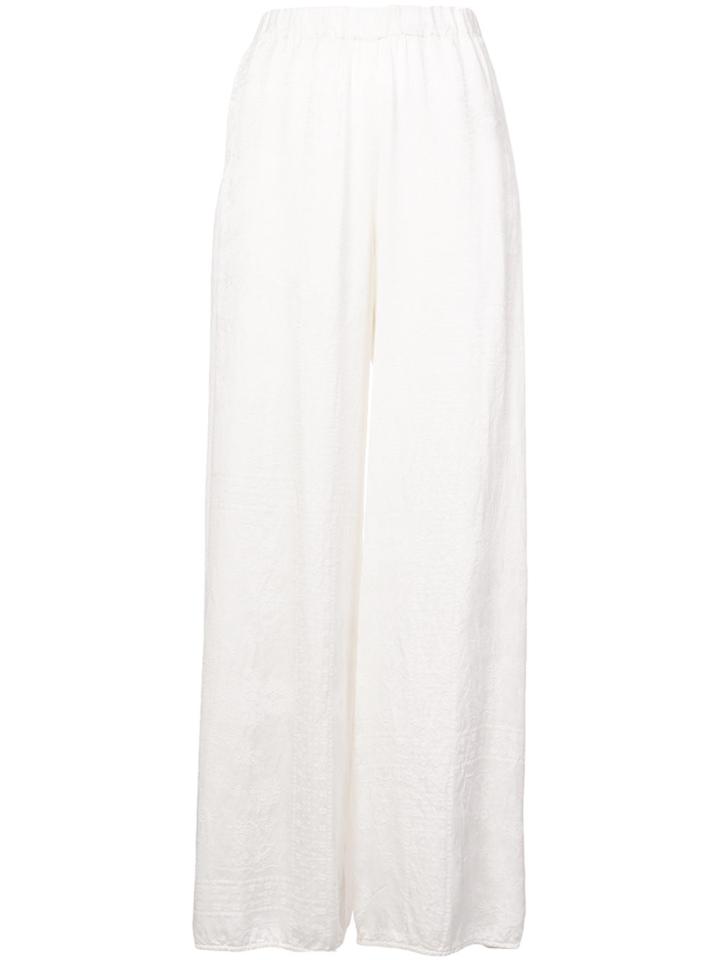 Raquel Allegra Wide Leg Trousers - White