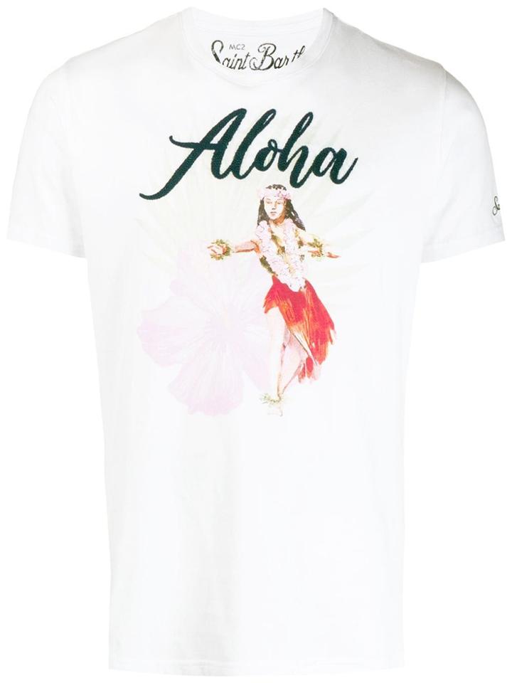 Mc2 Saint Barth Aloha Dancer T-shirt - White