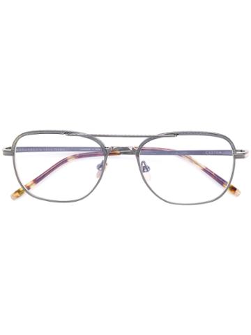 Masunaga Square Shaped Glasses - Grey