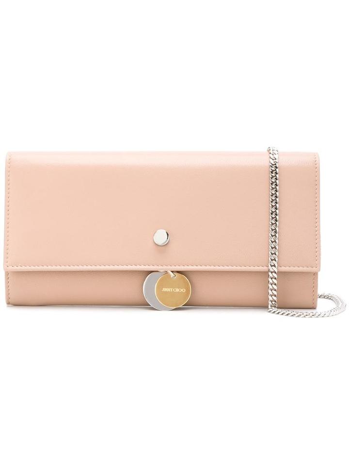 Jimmy Choo Mandie Wallet Crossbody Bag, Women's, Pink/purple, Calf Leather