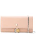Jimmy Choo Mandie Wallet Crossbody Bag, Women's, Pink/purple, Calf Leather