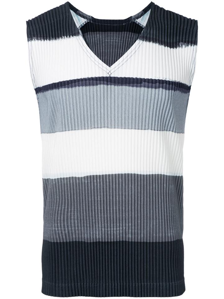 Homme Plissé Issey Miyake Pleated Tank Top - Multicolour