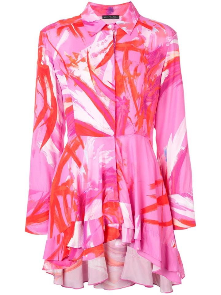 Josie Natori Prism Print Top - Pink