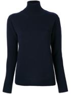 Victoria Beckham Roll-neck Fitted Sweater - Blue