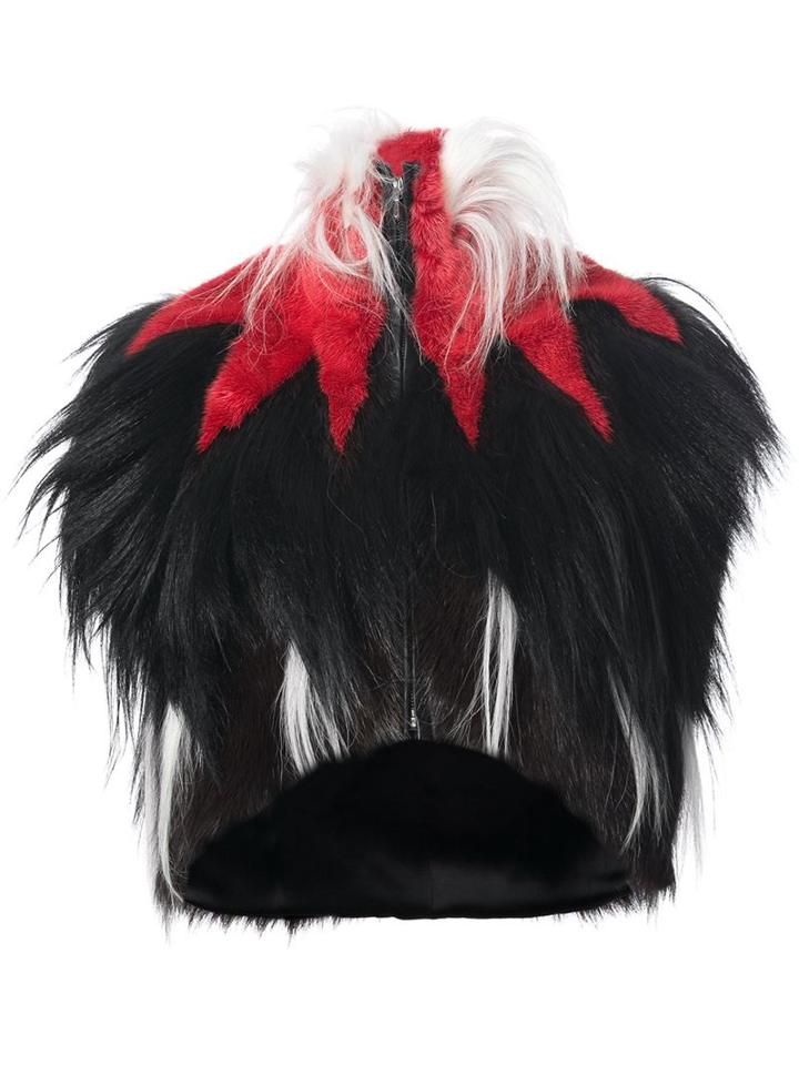 Liska Haute Fourrure By Romain Brau Funnel Neck Bolero