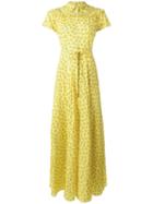 P.a.r.o.s.h. Sting Star Print Dress, Women's, Size: Medium, Yellow/orange, Silk/spandex/elastane