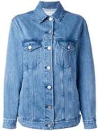 Être Cécile 'l'avenue' Patch Denim Jacket, Women's, Size: Small, Blue, Cotton
