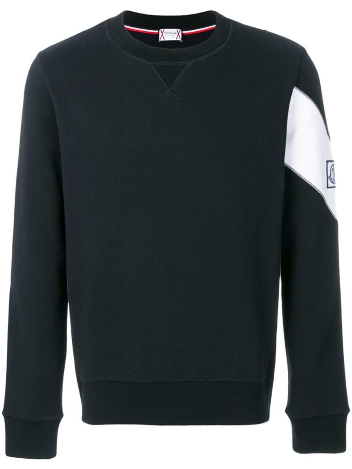 Moncler Logo Patch Sweatshirt - Blue